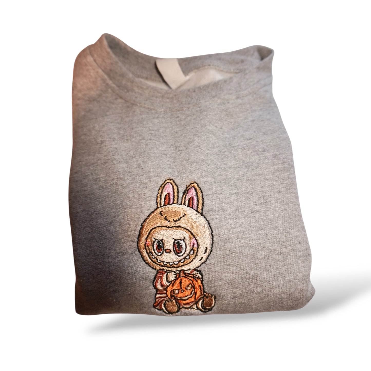 Labubu Spooky Embroidered Crew