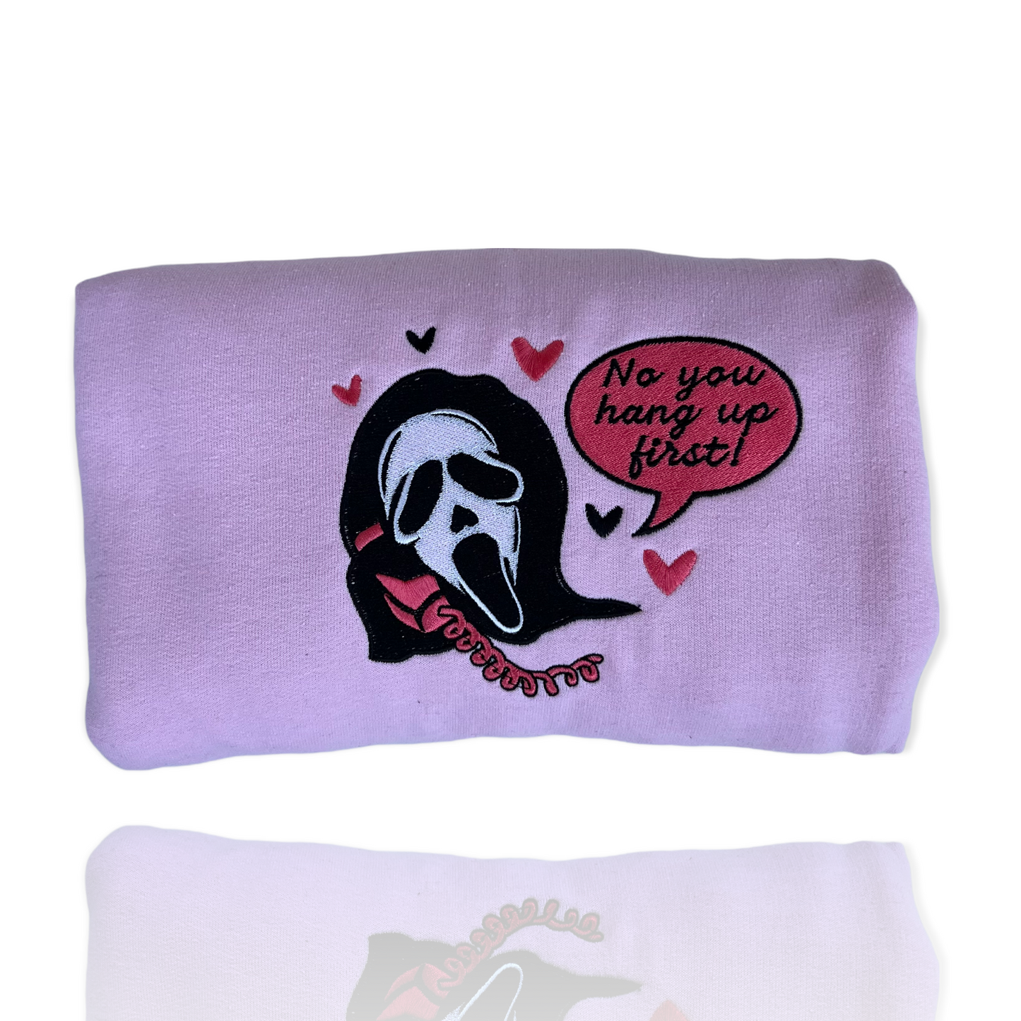 Ghost Face Embroidered Crew
