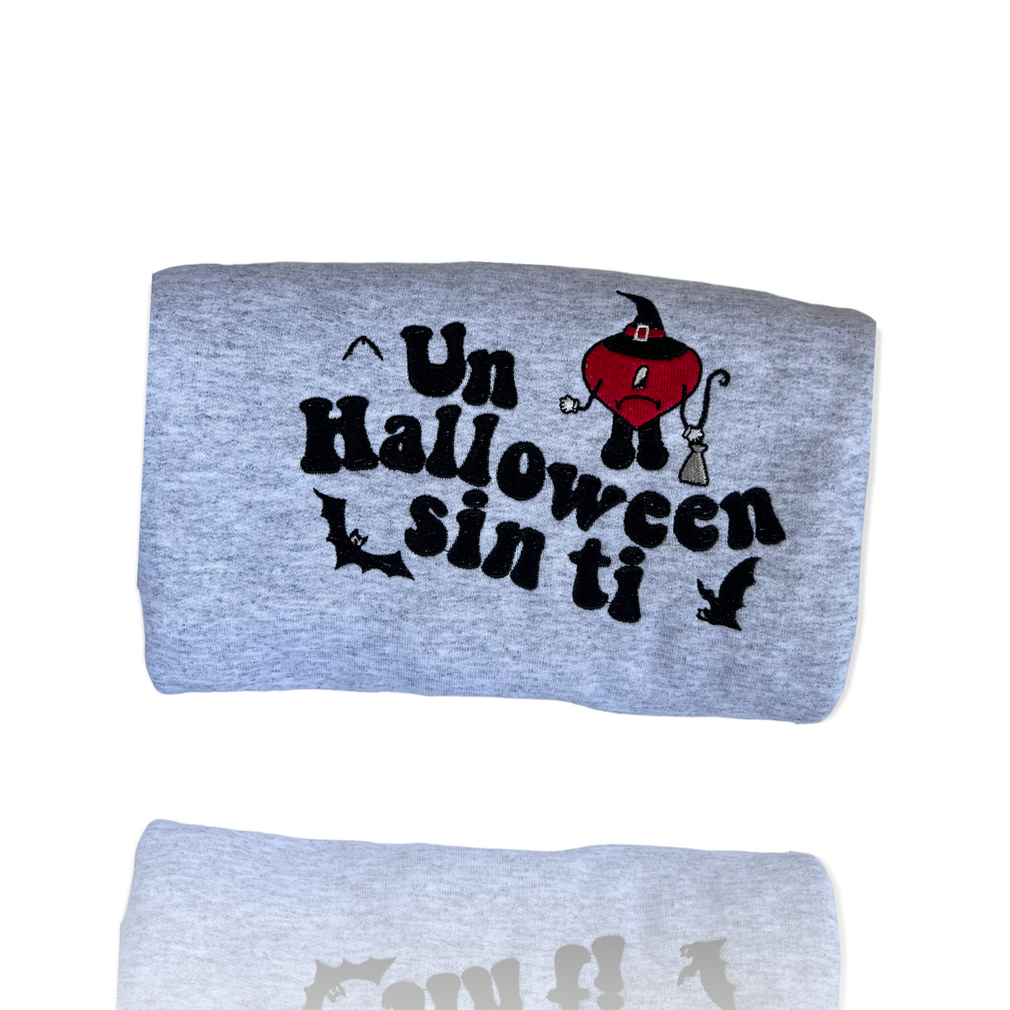 Un Halloween sin Ti Embroidered Crew