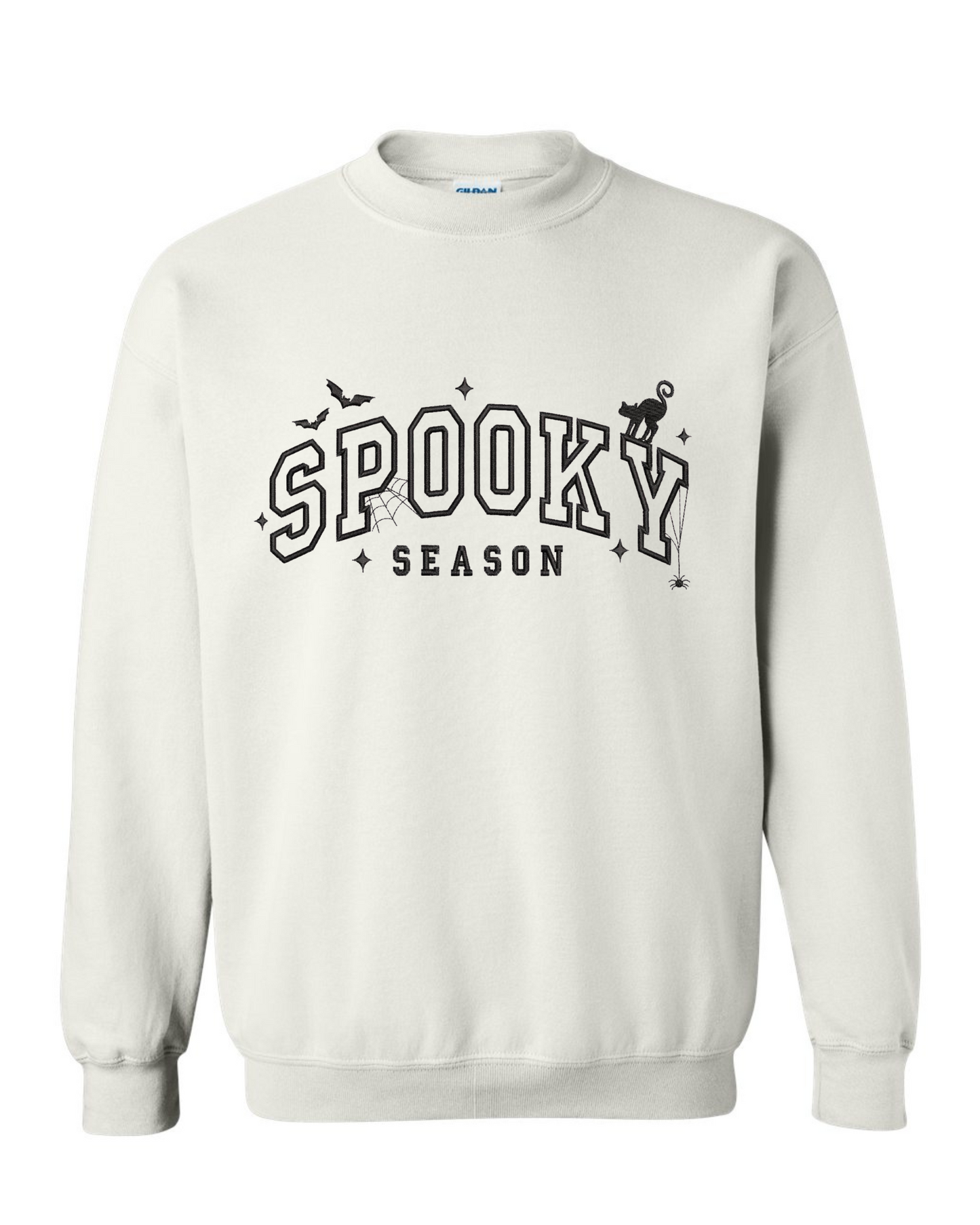 Spooky Season Embroidered Crew