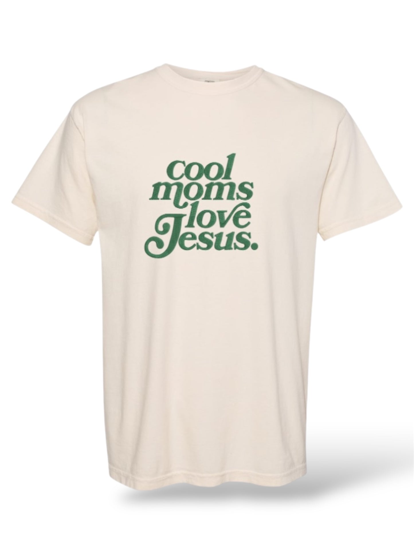 Cool Moms Embroidery T-shirt
