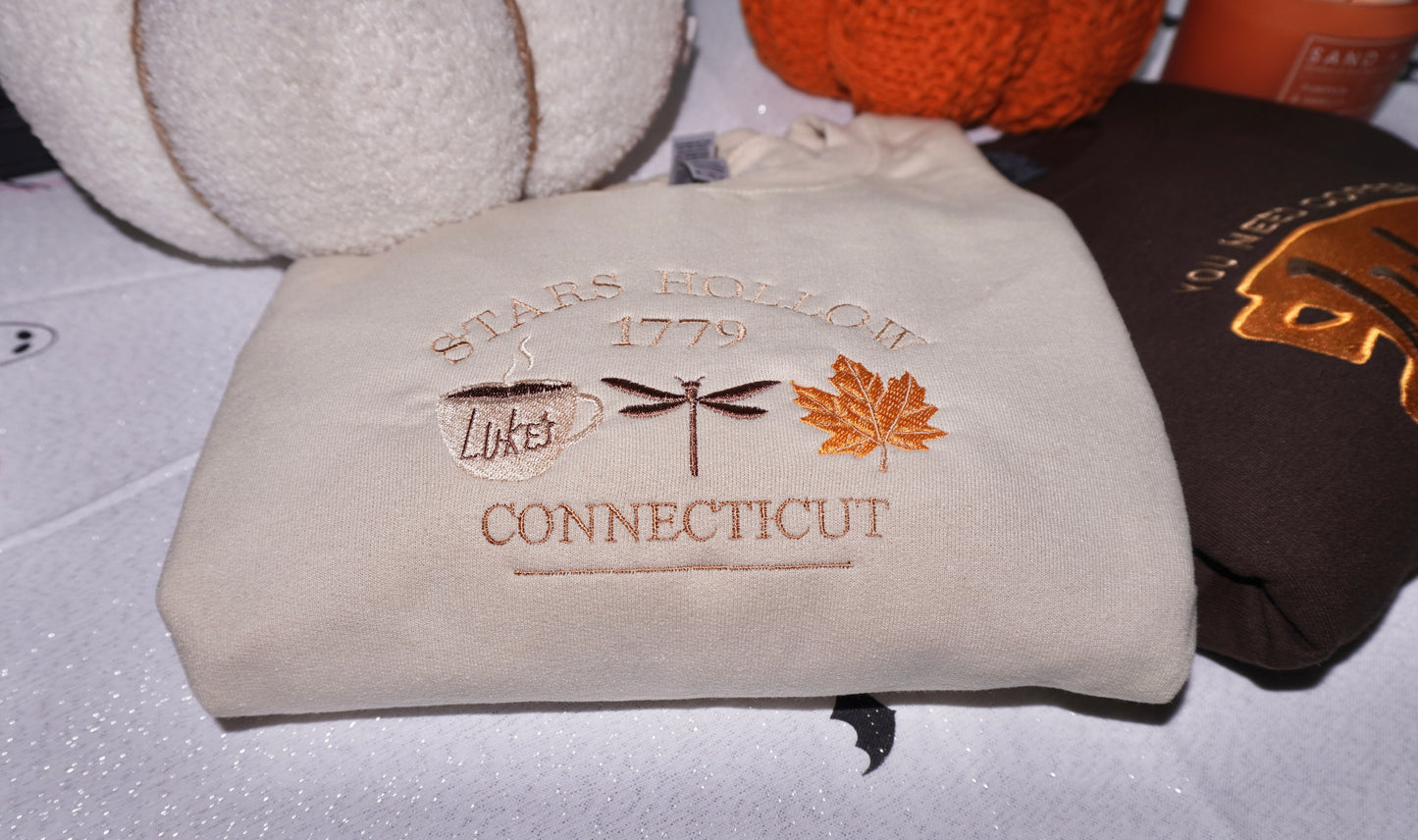 Stars Hollow Embroidered Crew