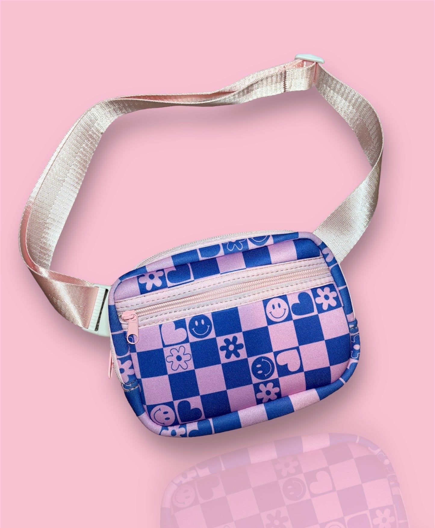 Checkered Crossbody- Belt bag