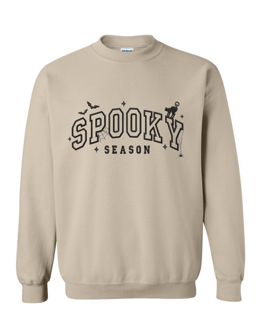 Spooky Season Embroidered Crew
