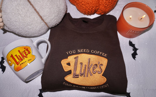 Luke’s Embroidered crew