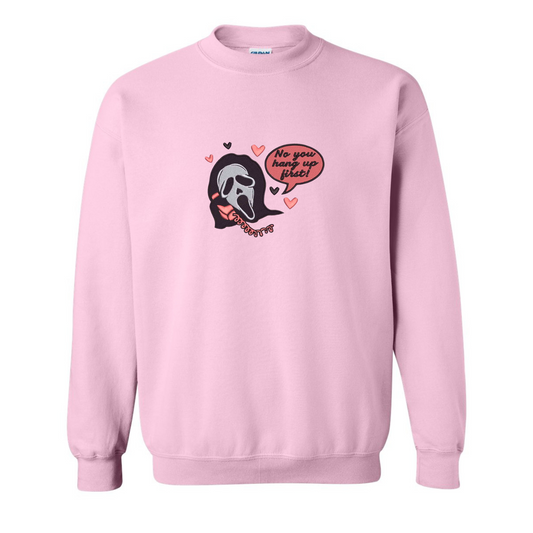 Ghost Face Embroidered Crew