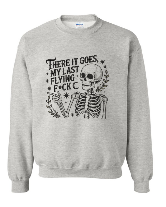 There it goes Embroidered crew