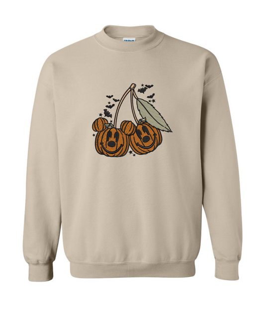Magic Pumpkin Embroidered Crew