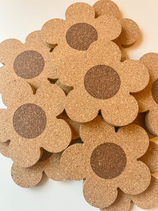 Flower Coasters