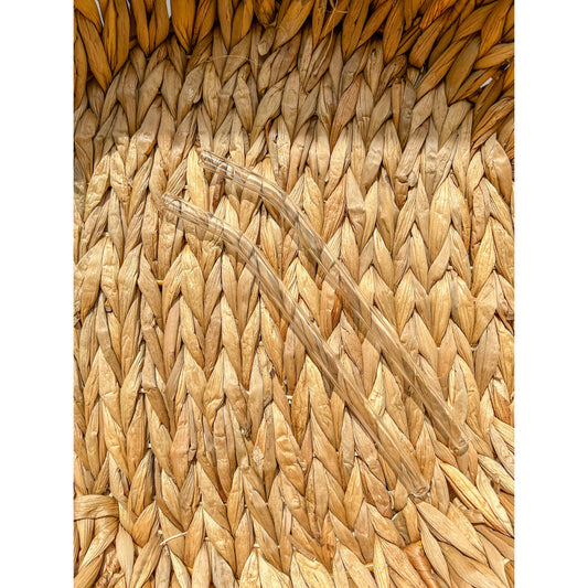 Bent Reusable Glass Straws